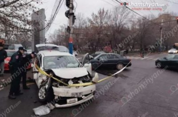 Գայի պողոտայում բախվել են «Mercedes»-ն ու «Nissan»-ը. կան վիրավորներ